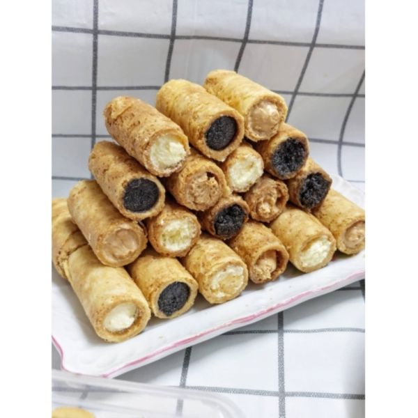 經典綜合3色包心蛋捲